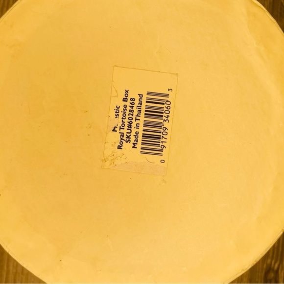 Nwt Vintage Lenox majestic collection royal tortoise trinket box collectible - Picture 13 of 13